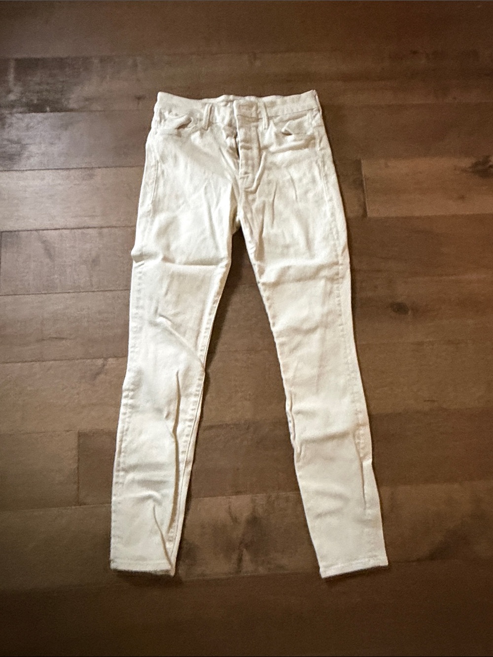 💘MOTHER Skinny Jeans in White